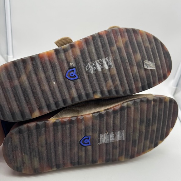 Rothy's Women's Buckle Sandal Slides Size 10.5 US Neutral Tan‎ Brown - Picture 5 of 6